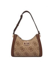 Guess Torebka Karnilla HWOS99 01180 Brązowy. Brązowe torebki klasyczne Guess, z aplikacjami, ze skóry, bez dodatków. Za 589.99 zł.