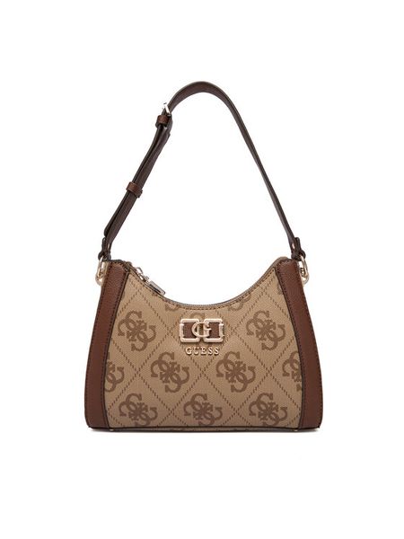 Guess Torebka Karnilla HWOS99 01180 Brązowy. Brązowe torebki klasyczne Guess, z aplikacjami, ze skóry, bez dodatków. Za 589.99 zł.