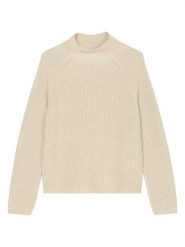 Marc O´Polo Sweter w kolorze beżowym rozmiar: L. Brązowe swetry l, bez wzorów, z bawełny, bez ramiączek. Za 313.45 zł.