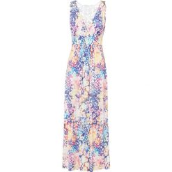 Sukienka maxi. Czerwone sukienki bonprix, bez wzorów, bez kołnierzyka, bez ramiączek, maxi. Za 159.99 zł.
