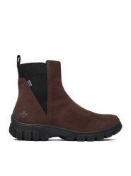 Rieker Botki CEO-Z7269-25 Brązowy ciemny. Brązowe botki Rieker, bez wzorów, ze skóry, bez obcasa, na płaskiej podeszwie, bez zapięcia. Za 429.99 zł.