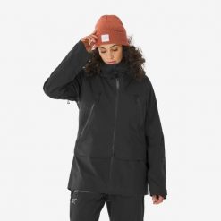 Kurtka narciarska damska Simond FR900 freeride. Czarne kurtki narciarskie SIMOND, na zimę, m, bez wzorów, bez kaptura, narciarskie. Za 879.99 zł.