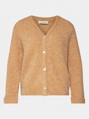 American Vintage Kardigan East EAST19GE24 Brązowy Regular Fit. Brązowe swetry American Vintage, s, bez wzorów, z syntetyku, vintage, bez ramiączek. Za 379.99 zł.