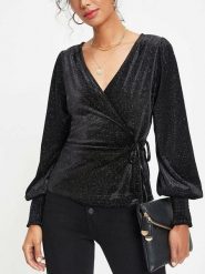 Milan Kiss Bluzka w kolorze czarnym rozmiar: S. Czarne bluzki Milan Kiss, s, bez wzorów, bez kołnierzyka, bez ramiączek. Za 126.99 zł.