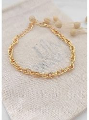 Atelier MIU Pozłacana bransoletka - dł. 16 cm rozmiar: onesize. Żółte bransoletki atelier MIU, pozłacane. Za 30.99 zł.