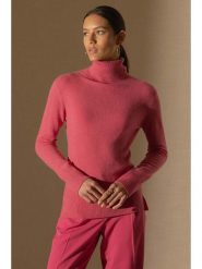 Perfect Cashmere Kaszmirowy sweter "Tracy" w kolorze różowym rozmiar: S. Różowe swetry Perfect Cashmere, s, bez wzorów, z kaszmiru, bez ramiączek. Za 322.81 zł.