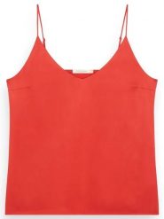 Scotch & Soda Top w kolorze czerwonym rozmiar: XS. Czerwone topy Scotch & Soda, xs, bez wzorów, z wiskozy, bez kołnierzyka, bez ramiączek. Za 57.06 zł.