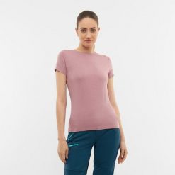 Koszulka turystyczna damska Viking Lenta Bamboo. Czerwone t-shirty sportowe Viking, xs, bez wzorów, bez ramiączek. Za 107.59 zł.