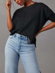 Milan Kiss Sweter w kolorze czarnym rozmiar: S. Czarne swetry Milan Kiss, s, bez wzorów, bez ramiączek. Za 113.99 zł.