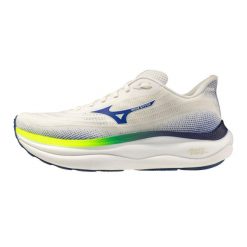 Buty do biegania Mizuno Wave Sky 9. Białe buty do biegania Mizuno, bez wzorów, z materiału, bez zapięcia, do biegania, mizuno wave. Za 822.70 zł.