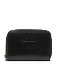 Armani Exchange Mały Portfel Damski 948562 CC791 00020 Czarny. Czarne portfele Armani Exchange, bez wzorów, ze skóry. Za 349.99 zł.