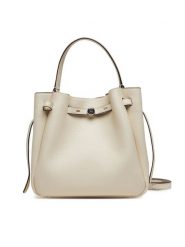 Tory Burch Torebka Romy Bucket Bag 166982 Écru. Torebki klasyczne Tory Burch, bez wzorów, ze skóry, bez dodatków. Za 2,159.00 zł.