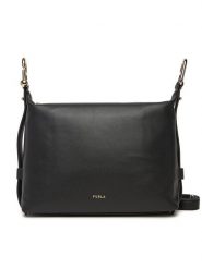Furla Torebka WB01866-BX2045-O6000-1-007-20-CN Czarny. Czarne listonoszki Furla, bez wzorów, ze skóry, bez dodatków. Za 1,769.00 zł.