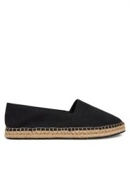Calvin Klein Espadryle Espadrille - He HW0HW02384 Czarny. Czarne espadryle Calvin Klein, bez wzorów, z materiału, bez obcasa. Za 209.99 zł.
