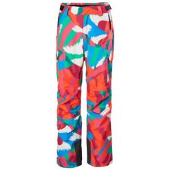 Damskie spodnie narciarskie z kieszeniami cargo Helly Hansen Switch. Czerwone spodnie narciarskie Helly Hansen, bez wzorów, narciarskie. W wyprzedaży za 783.50 zł.