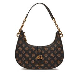 Torebka Guess. Brązowe torebki klasyczne Guess, z aplikacjami, klasyczne, bez dodatków. Za 450.99 zł.