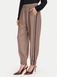 Liu Jo Spodnie materiałowe TF6150 T692A Brązowy Regular Fit. Brązowe spodnie materiałowe Liu Jo, bez wzorów, z materiału. Za 649.99 zł.