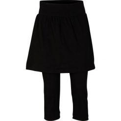 Legginsy rybaczki ze spódniczką. Czarne legginsy bonprix, bez wzorów. Za 97.99 zł.