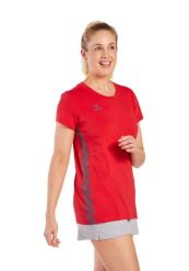 Damska koszulka Erima Essential Team. Czerwone t-shirty sportowe Erima, bez wzorów, z bawełny, bez ramiączek, tenisowe. Za 125.00 zł.