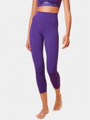 Triumph Legginsy Cardio RTW 7/8 High Waist Leggings Logo 10215957 Fioletowy Slim Fit. Fioletowe legginsy Triumph, bez wzorów, z syntetyku. Za 169.99 zł.