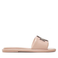 Klapki Tory Burch. Czerwone klapki Tory Burch, bez wzorów, sportowe, bez obcasa, bez zapięcia. Za 1,119.00 zł.