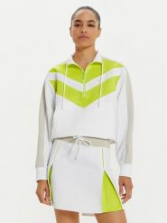 Lacoste Bluza SF2559 Biały Relaxed Fit. Białe bluzy Lacoste, bez wzorów, z syntetyku, bez ramiączek, bez kaptura. Za 389.99 zł.