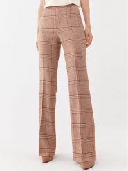 TWINSET Spodnie materiałowe 232TP2754 Brązowy Regular Fit. Brązowe spodnie materiałowe Twinset, bez wzorów, z materiału. Za 1,389.00 zł.