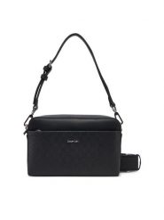 Calvin Klein Torebka Ck Must Conv Camera Bag_Mono K60K613021 Czarny. Czarne torebki klasyczne Calvin Klein, bez wzorów, ze skóry, bez dodatków. Za 269.99 zł.