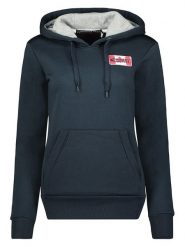 Canadian Peak Bluza "Genifeak" w kolorze granatowym rozmiar: XL. Niebieskie bluzy z kapturem Canadian Peak, xl, bez wzorów, z kapturem. Za 139.54 zł.