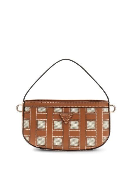 Guess Torebka 182880 Brązowy. Brązowe torebki klasyczne Guess, z aplikacjami, bez dodatków. Za 544.99 zł.