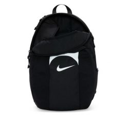 Plecak sportowo-turystyczny Nike Academy Team Storm-FIT Backpack pojemność 30 L. Czarne plecaki Nike, bez wzorów, bez dodatków. Za 139.99 zł.