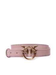 Pinko Pasek Damski Love Berry H2 Belt PE 23 PLT01 100143 A0F1 Różowy. Czerwone paski Pinko, bez wzorów, ze skóry. Za 379.99 zł.