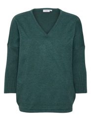 SAINT TROPEZ Sweter "Mila" w kolorze zielonym rozmiar: XL. Zielone swetry Saint Tropez, xl, bez wzorów, bez ramiączek. Za 83.62 zł.