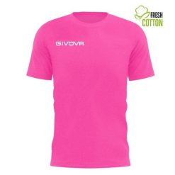 T-shirt Givova z Bawełny 2XL - Fuksja Fluo do Sportu i Codziennego Użytku. Czerwone t-shirty Givova, xl, bez wzorów, z bawełny, eleganckie, bez kołnierzyka, bez ramiączek. Za 122.99 zł.