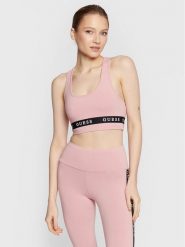 Guess Biustonosz top Aline V2YP12 KABR0 Różowy. Czerwone biustonosze Guess, l, z aplikacjami, z bawełny, bez kołnierzyka, bez ramiączek. Za 199.99 zł.