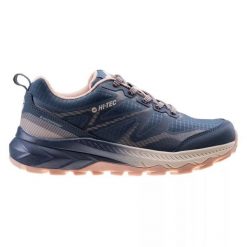 Buty Hi-Tec Visati Wp W 92800490160 niebieskie. Niebieskie buty trekkingowe z gumy, bez zapięcia. Za 384.00 zł.