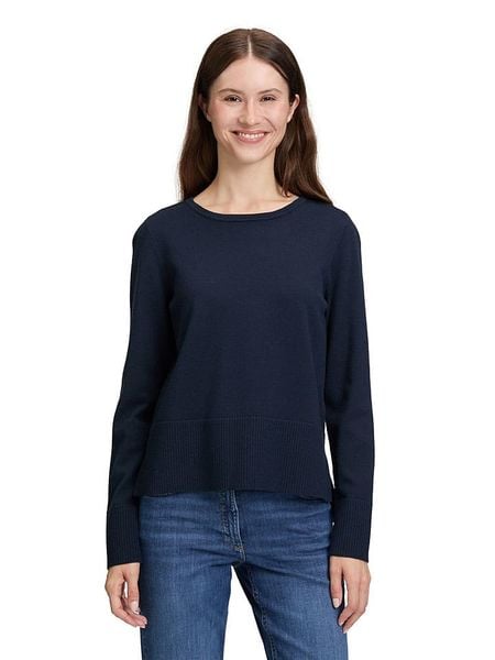 Betty Barclay Sweter w kolorze granatowym rozmiar: 44. Niebieskie swetry Betty Barclay, bez wzorów, bez ramiączek. Za 122.67 zł.