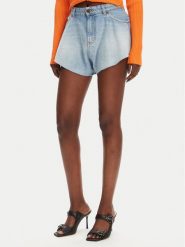 PINKO Szorty jeansowe Calma 100395 A2OC Niebieski Relaxed Fit. Niebieskie szorty Pinko, bez wzorów, z bawełny. Za 789.99 zł.
