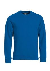 Clique Classic Roundneck bluza z okrągłym dekoltem z kieszenią na zamek – royal. Niebieskie bluzy CLIQUE, s, bez wzorów, z bawełny, bez ramiączek, bez kaptura. Za 189.36 zł.