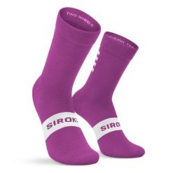 Skarpetki rowerowe unisex S1 Fucsia Barillete. Fioletowe skarpetki SIROKO, bez wzorów. Za 67.00 zł.
