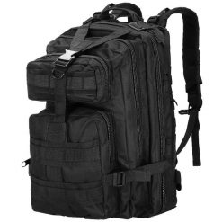Plecak trekkingowy, turystyczny Springos 35 l. Czarne plecaki Springos, bez wzorów, bez dodatków. Za 51.99 zł.