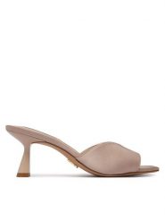 Steve Madden Klapki Ivie 11005141 Beżowy. Brązowe klapki Steve Madden, bez wzorów, z materiału, bez obcasa, bez zapięcia. Za 469.99 zł.