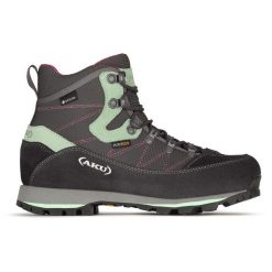 Buty górskie damskie AKU Trekker Lite III GTX. Szare buty trekkingowe Aku, z gore-texu, bez zapięcia. Za 861.75 zł.