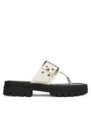Tommy Jeans Japonki Tjw Buckle Sandal EN0EN02948 Biały. Białe japonki Tommy Jeans, bez wzorów, z jeansu. Za 359.99 zł.