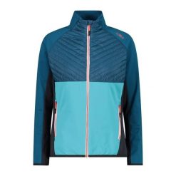 Bluza damska turystyczna CMP 32E3766. Niebieskie bluzy CMP, l, bez wzorów, sportowe, bez ramiączek, bez kaptura. W wyprzedaży za 258.99 zł.