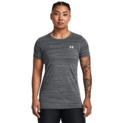 Koszulka damska Under Armour Tech Tiger SSC. Szare t-shirty sportowe Under Armour, s, bez wzorów, bez ramiączek. Za 89.99 zł.
