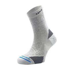 Skarpety do biegania Teko ecoRUN Short Crew Light Half Cushion 2.0. Szare skarpetki TEKO, bez wzorów. Za 44.99 zł.