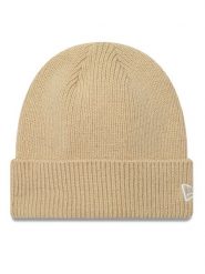 New Era Czapka Wool Cuff Knit Beanie 60424812 Beżowy. Brązowe czapki zimowe New Era, bez wzorów, z materiału. Za 139.99 zł.