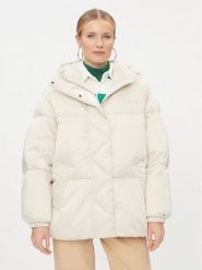 Tommy Jeans Kurtka zimowa Ovr Satin DW0DW16586 Écru Regular Fit. Kurtki Tommy Jeans, na zimę, l, bez wzorów, z jeansu, bez kaptura. Za 759.99 zł.