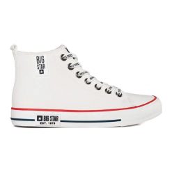 Big Star Trampki białe. Białe trampki bez wzorów, retro, bez zapięcia. Za 180.92 zł.